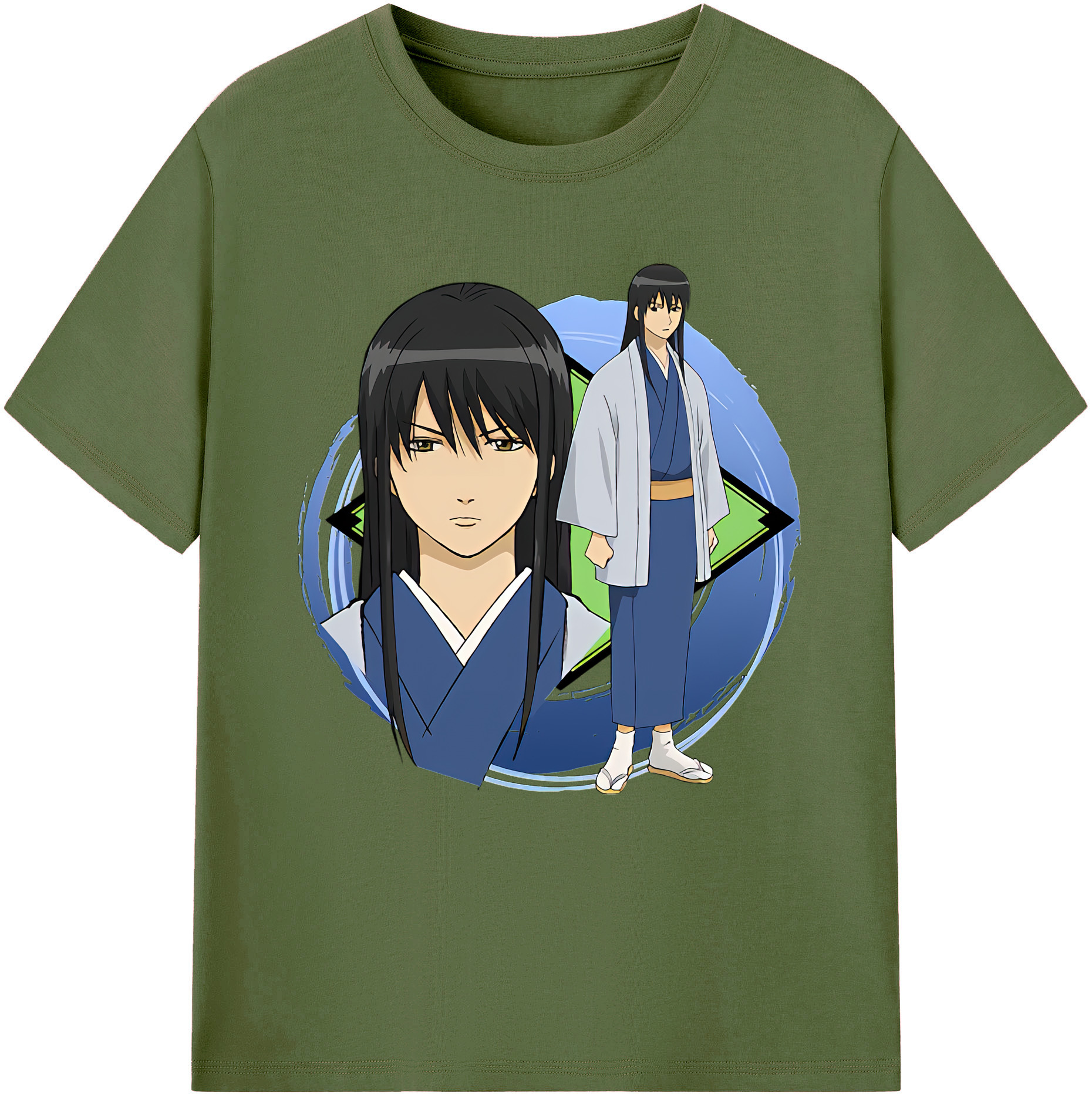 （画像用） ぎんたま 坂田銀時（さかたぎんとき） 神楽 志村新八（しむら しんぱち） GINTAMA Sakata Gintoki Kagura Shimura Shinpachi 綿100％半袖Tシャツ（フロントプリント）